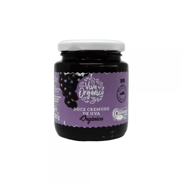 Doce Cremoso Orgânico de Uva
