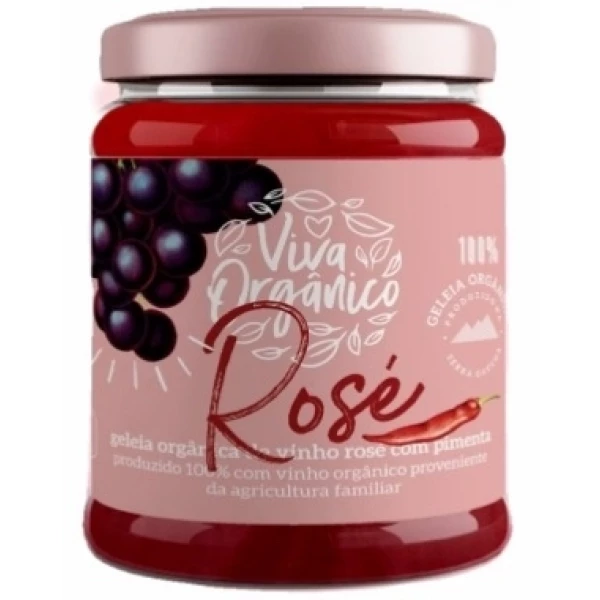 Geleia de Vinho Rosé com pimenta 