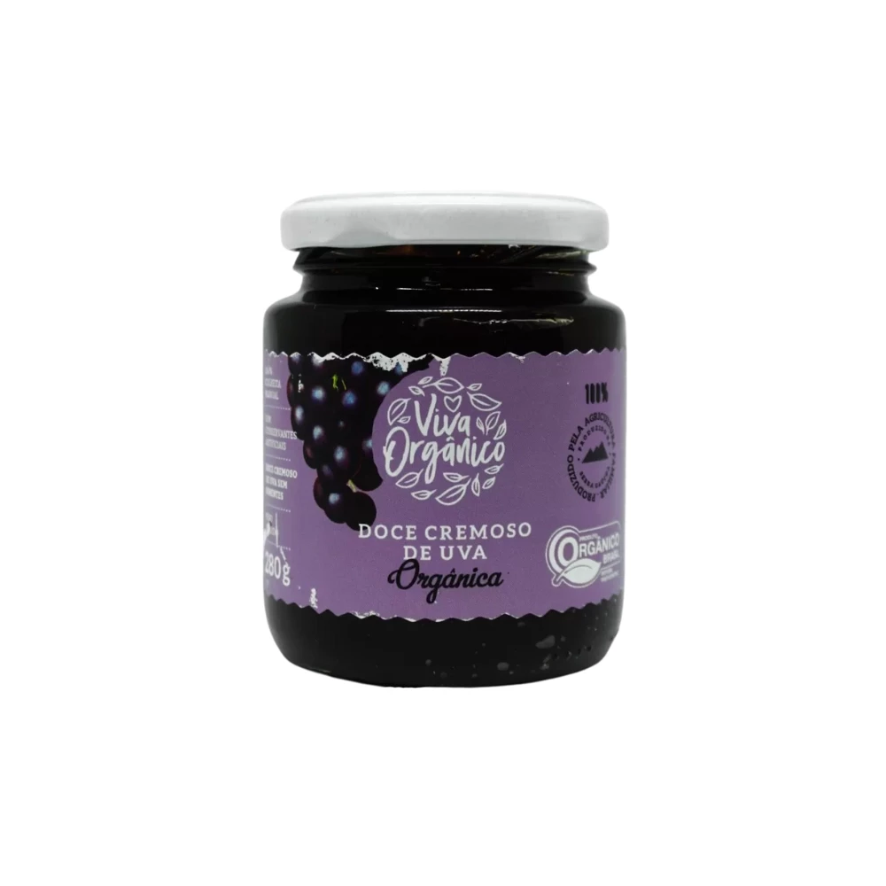 Doce Cremoso Orgânico de Uva