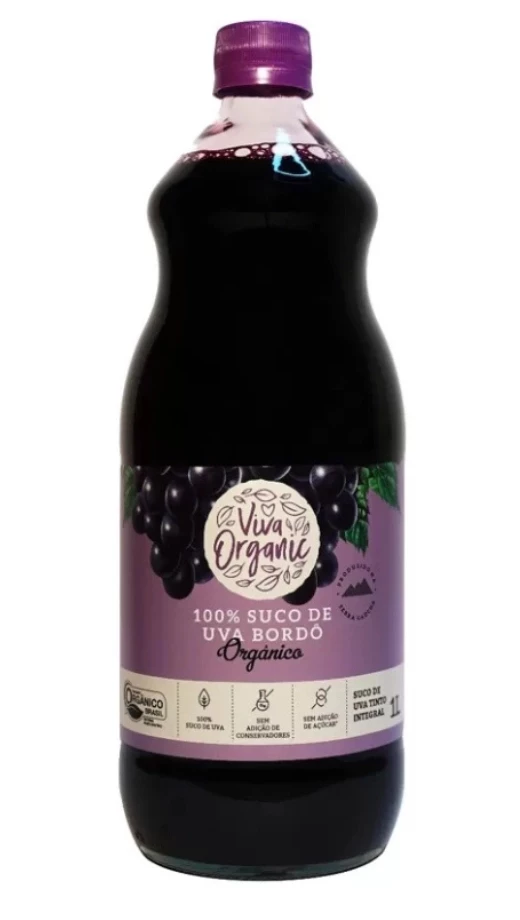 Suco de Uva Bordô Integral Orgânico