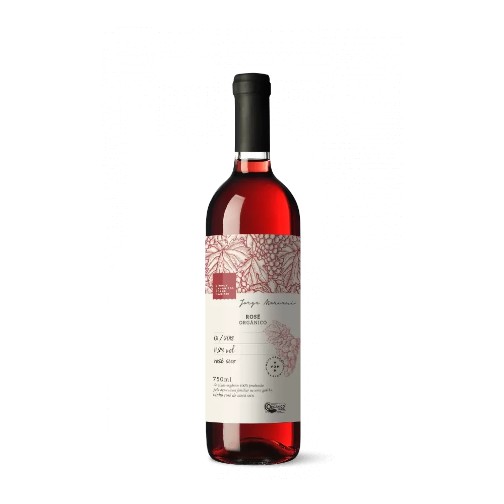 Vinho Rosé Seco Orgânico